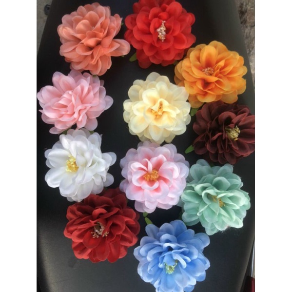COMBO 10 ĐẦU BÔNG HOA CÚC PHÁP 7CM ĐỘC LẠ - HOA LỤA CAO CẤP