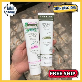 FREESHIP]Mặt Nạ Đất Sét Cattier Masque Argile 100ml Nội Địa Pháp