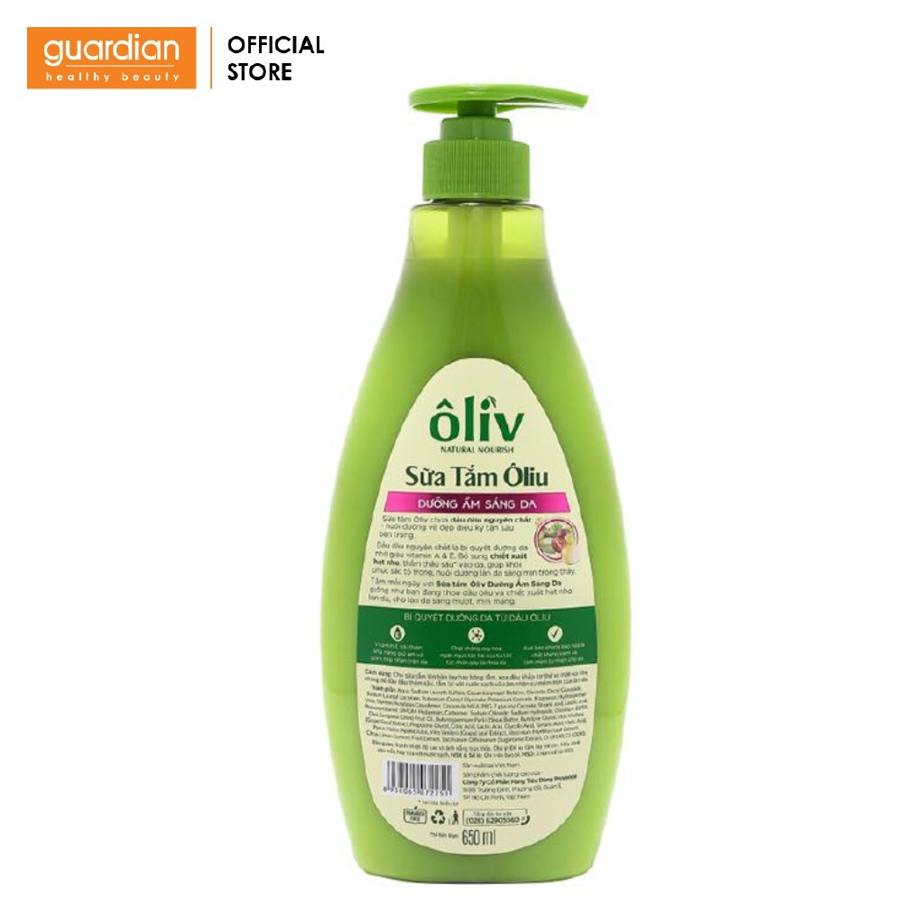Sữa Tắm Ôliv Dưỡng Ẩm Sáng Da Hương Oliu 650ml | BigBuy360 - bigbuy360.vn
