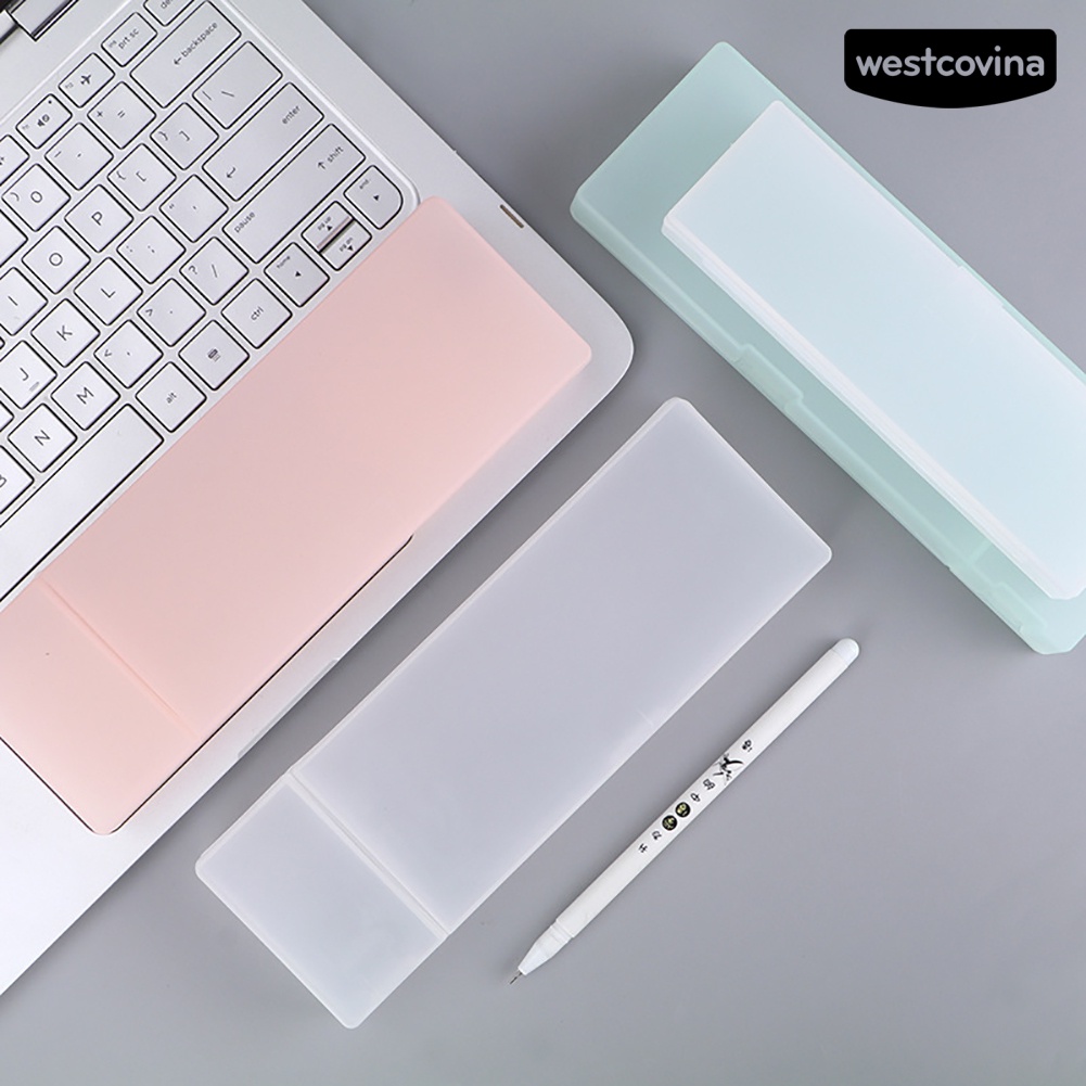 [Hot]✍Hộp Đựng Bút Bán Trong Suốt Bằng Nhựa Giá Đỡ