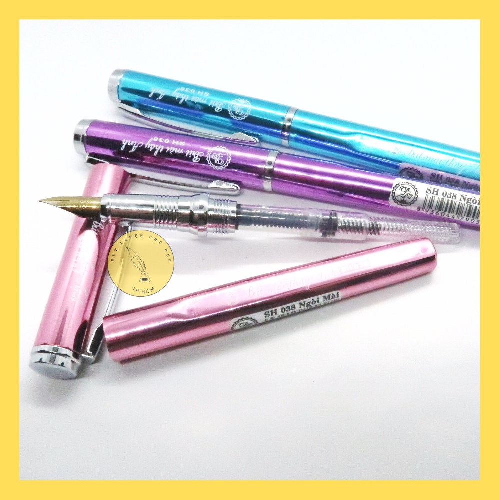 Bút mài thầy Ánh SH 038 luyện chữ đẹp thanh đậm kèm ngòi dự phòng