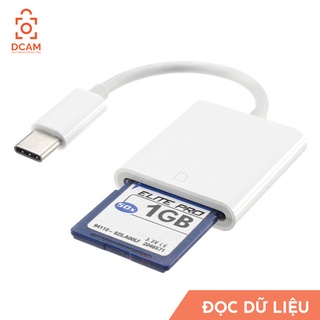 Đầu đọc thẻ CF, SD, microSD cho cổng Type C - Điện thoại Android, Ipad, Macbook, Laptop