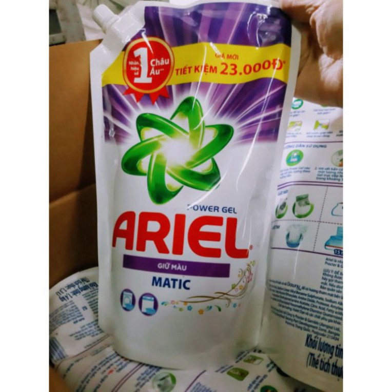 Giá sỉ Nước giặt Ariel giữ màu 1,3 lít 1,4kg