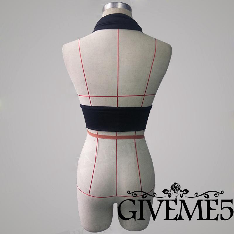 Sexy Women Cross Over Crop Top Sexy Nightclub Halter Neck Cut Out Sleeveless Tank Tops