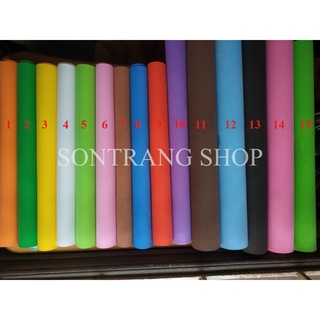 Xốp bitis - Mút xốp màu khổ 40*50cm dày 1mm, 2mm, 3mm