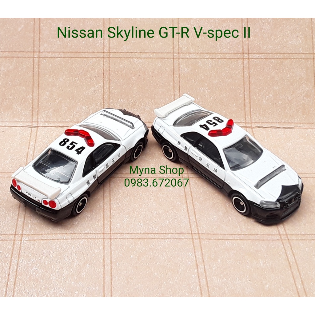Đồ chơi mô hình xe tomica, No.1 Nissan Skyline GT-R Police Car