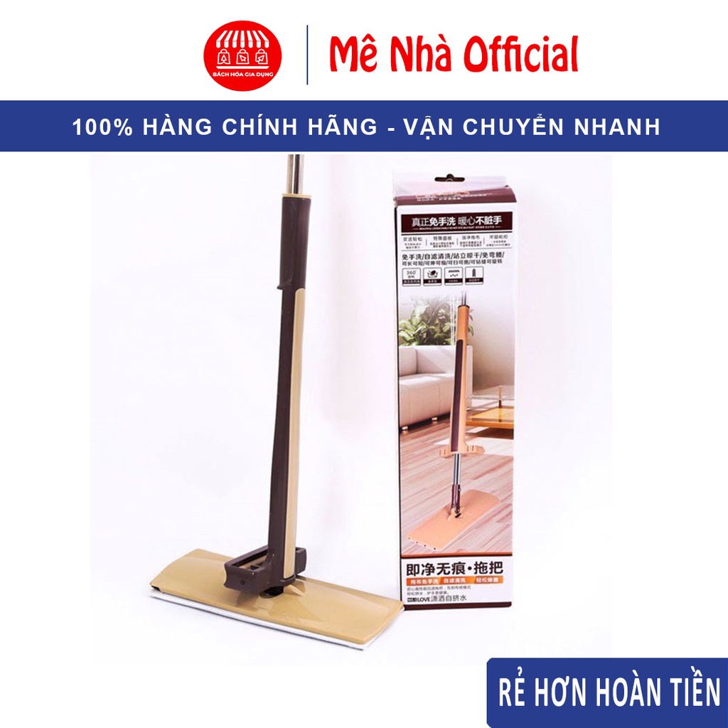 Cây Lau Nhà Tự Vắt   Thông Minh Xoay 360 Độ GIÁ TỔNG KHO Cây Lau Nhà Tự Vắt 360 Độ Hình Chữ Nhật Spin Mop