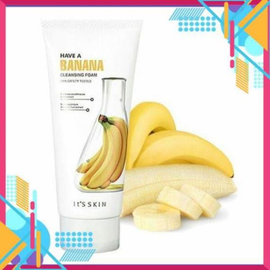 Sữa Rửa Mặt Chiết Xuất Chuối Làm Săn Chắc Da It's Skin Have A Banana Cleansing Foam - 150ml