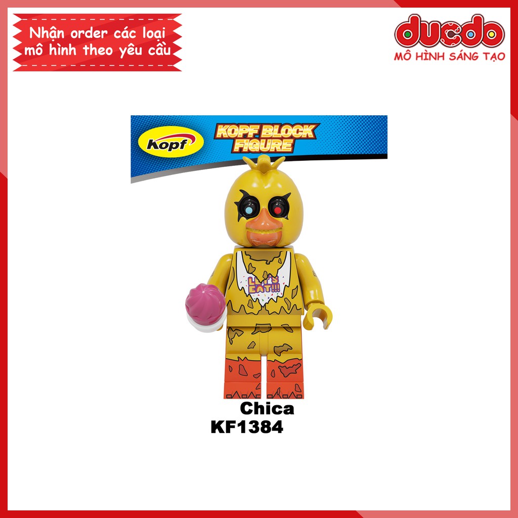 Minifigures các nhân vật trong game Five Nights at Freddy's - Đồ Chơi Lắp Ghép Xếp Hình Mini Mô hình Kopf KF 6121