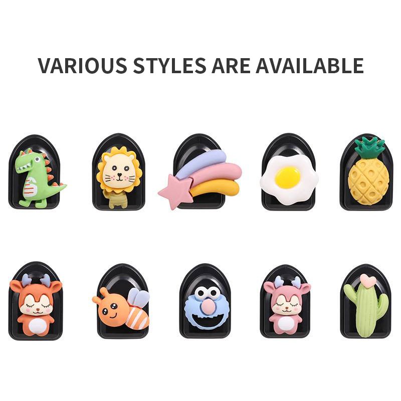 Móc treo đồ mini dạng dán trang trí họa tiết hoạt hình dễ thương đa công dụng | BigBuy360 - bigbuy360.vn