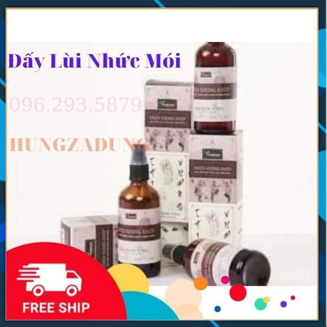 {VINA PHARMA] Thiên Vương khớp: Dung Cho Đau Nhức Xương Khớp, Đau Lưng, Đau Mỏi Vai Gáy, Vết Bầm Dập...