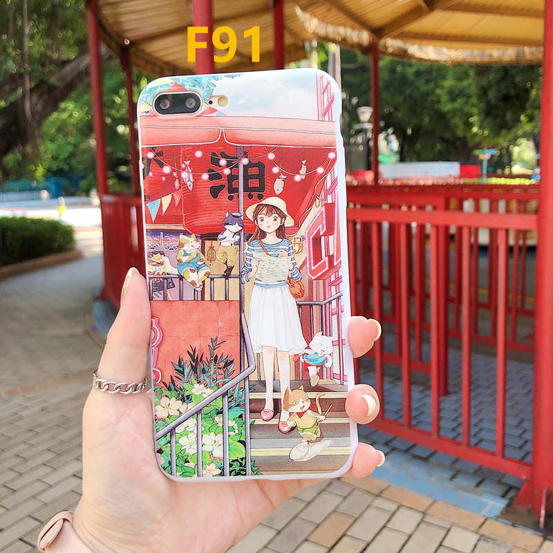 Ốp Lưng điện thoại mềm đáng yêu cho Oppo Reno 7 7Z 6 5G  A94 Reno5 A15 A15S A53 A93 A3S A12E A5S A12 A5 2020 A9 2020 A31 2020 A52 A92 F7 F9 F11 Pro Reno4