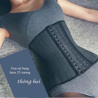Đai Nịt Bụng Latex 25 Xương Thông Hơi Nhập Khẩu Hi lạp