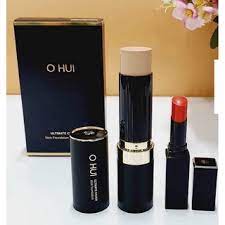 Set kem nền Ohui dạng thỏi tặng son dưỡng full