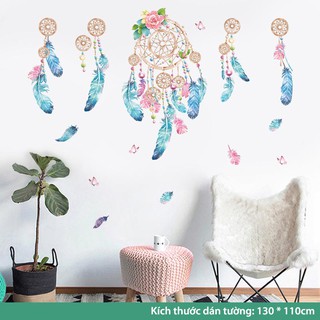 Decal dán tường, tranh dán tường phòng ngủ, các miếng decan cho bé dễ thương (Dream Catcher)