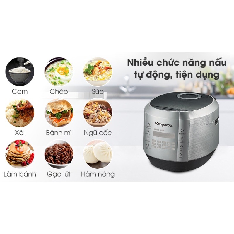 nồi cơm điện tử kangaroo KG598 1.5lit