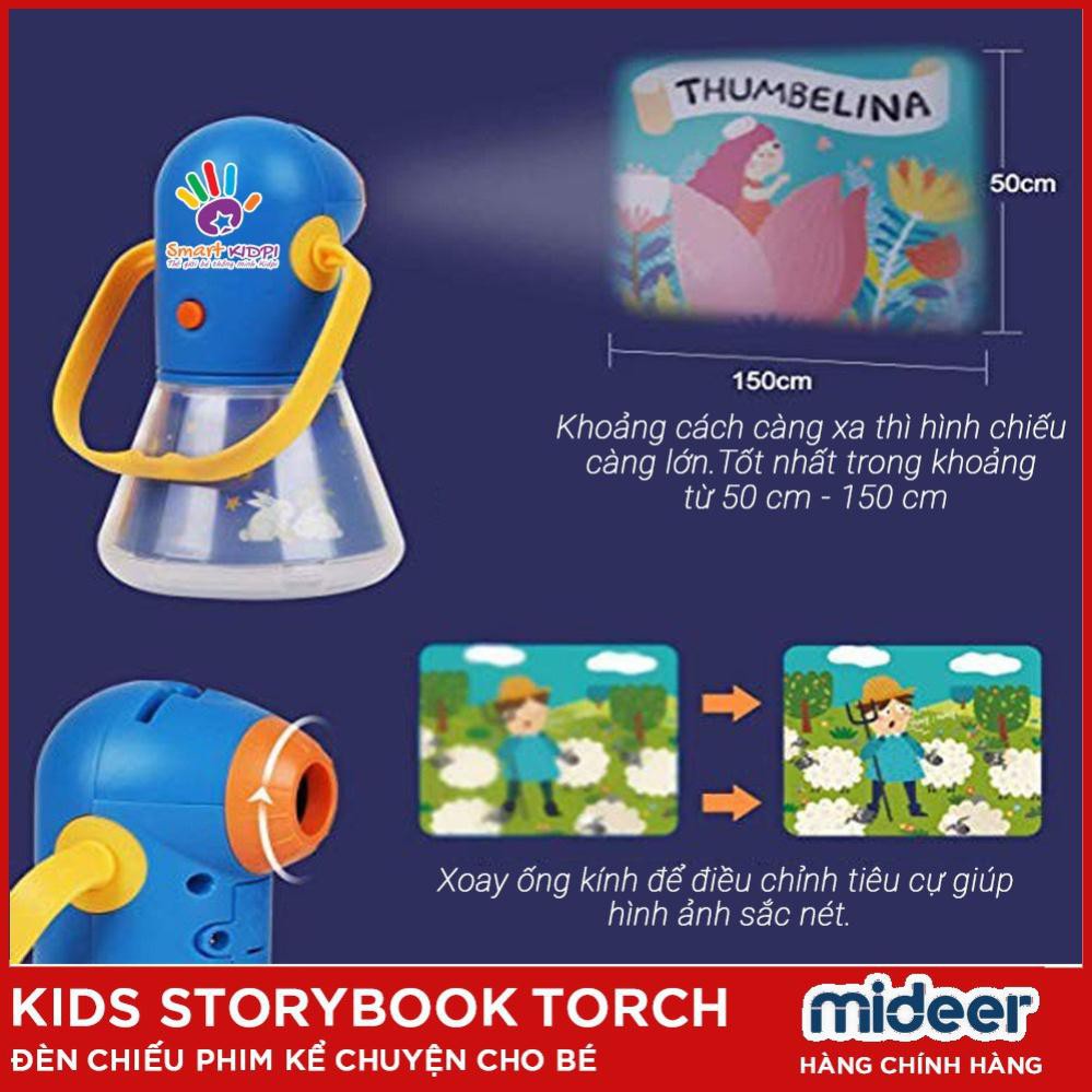 [SỈ] Đèn Pin Kể Chuyện Chính hãng MIDEER Mẫu Mới Nhất - STORY BOOK TORCH DC14  toy.garden