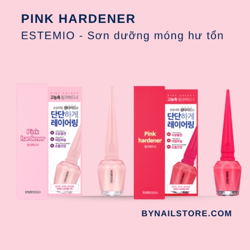 [Estemio] Sơn dưỡng chuyên cho móng cao cấp Hàn Quốc (14ml)