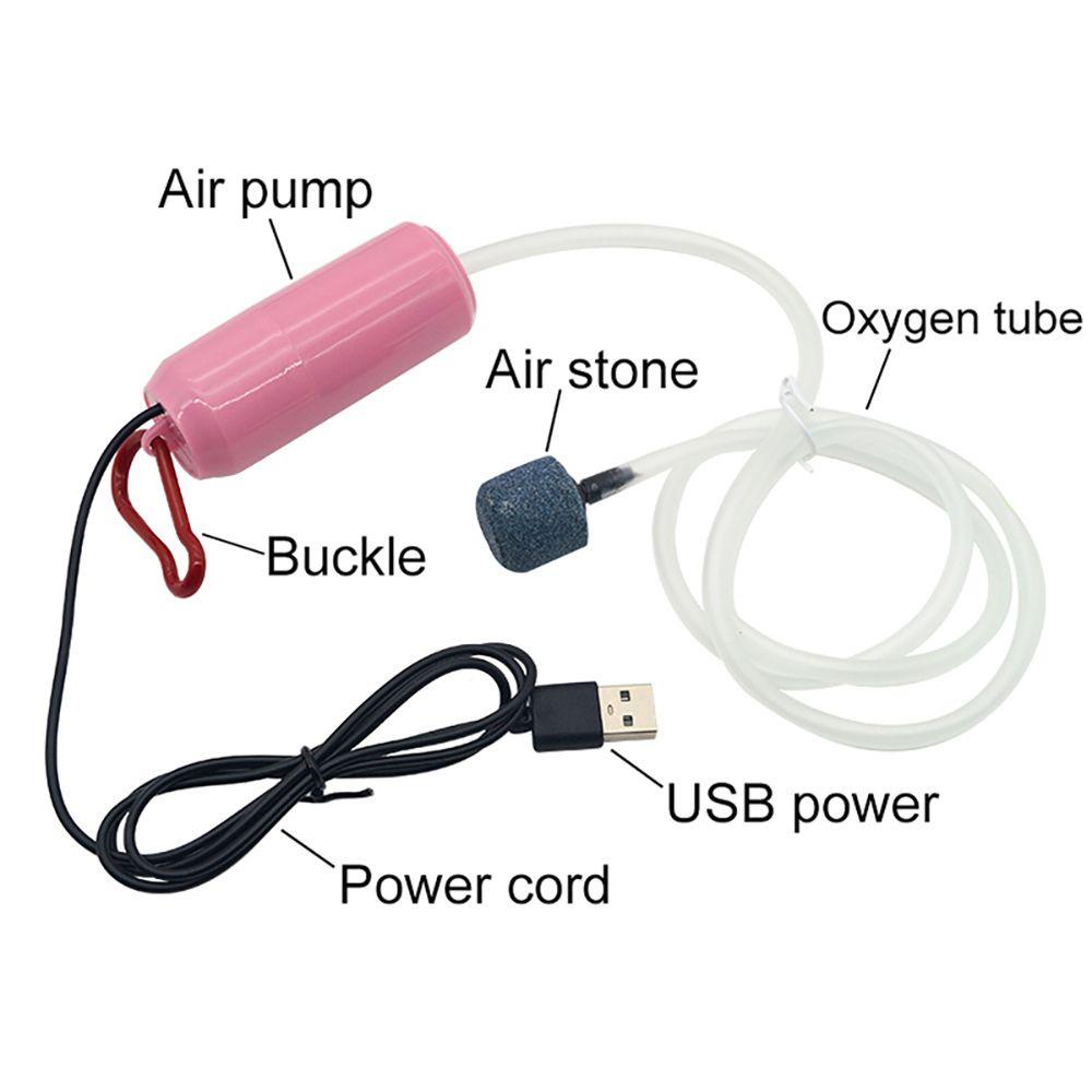 Máy Bơm Oxy Mini 5v 1W Tiết Kiệm Năng Lượng Cho Bể Cá