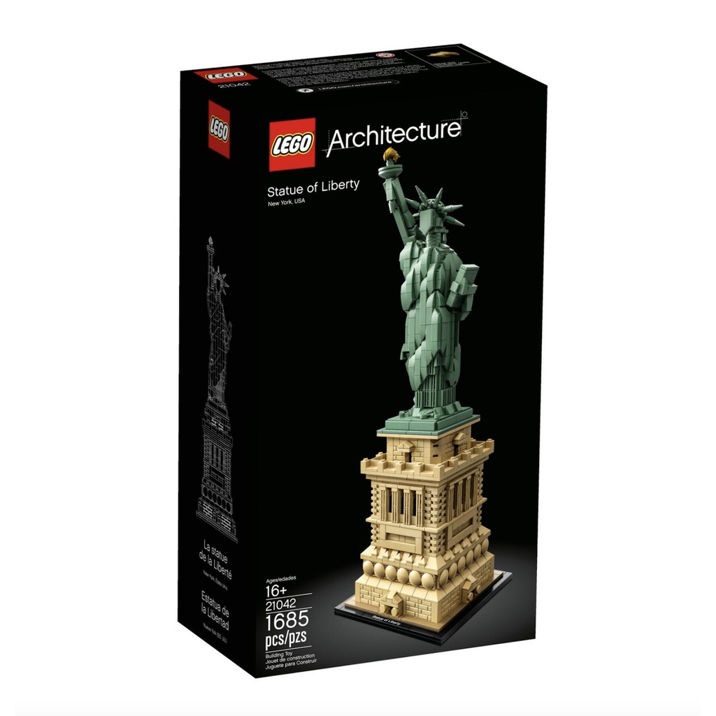 Lego HaHa - Lego Architecture - Tượng Nữ Thần Tự Do - Statue of Liberty - 21042