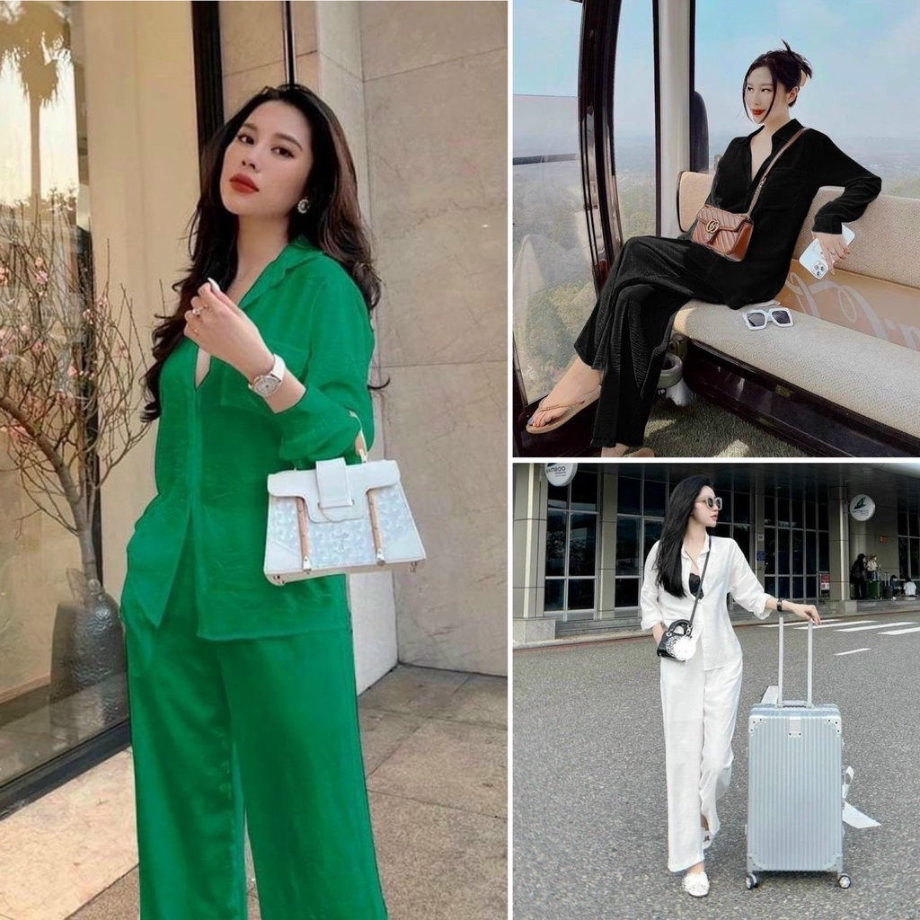 Set đũi dài nhiều màu đi biển du lịch cực hot