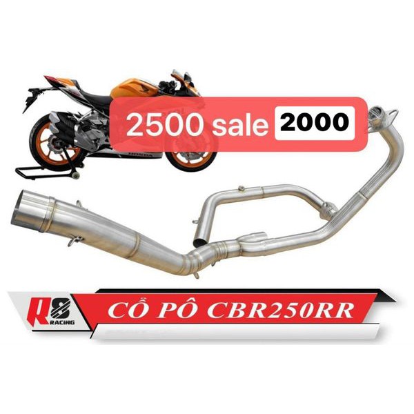 Cổ Pô INOX  MẠ  KAWASAKI Z1000 - Z900 - Z800 -Z300-CBR250-R3-Z650 Nhập Khẩu_DOCHOIXEMAYNHAPKHAU