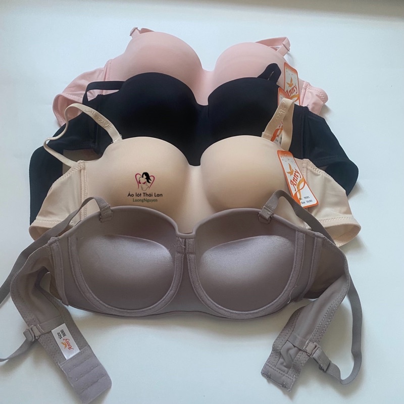 Áo ngực đệm dày có gọng nâng ngực  cup ngang Anny 9685 cho các bạn ngực nhỏ hàng Thái lan size 32 đến size 36