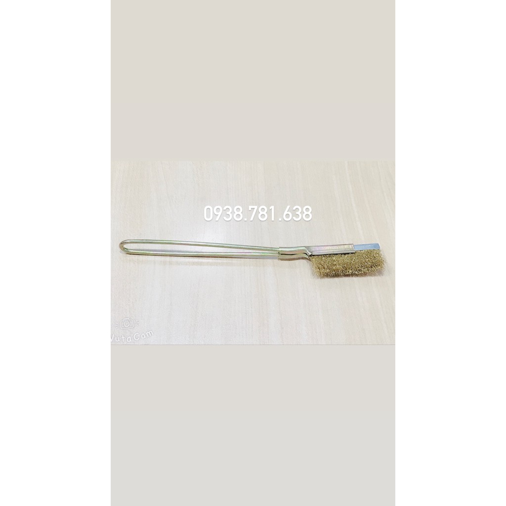 Bàn Chải Cán Sắt Đầu Thẳng Sợi Đồng
