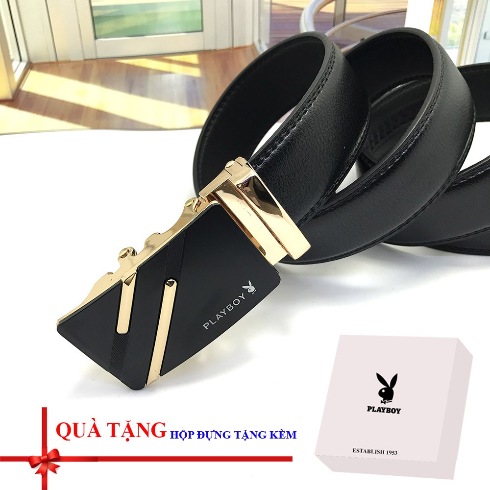 Thắt lưng/ dây nịt nam khóa tự động có hộp đựng hãng theo kèm