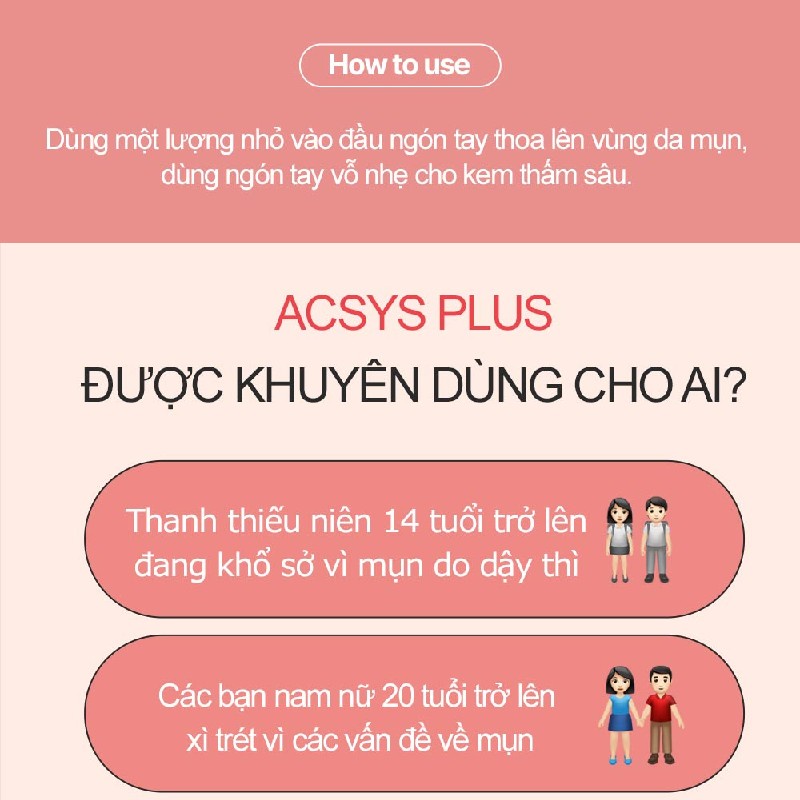 Gel Chăm Sóc Nốt Mụn Acsys Plus Spot Treatment - 15ml