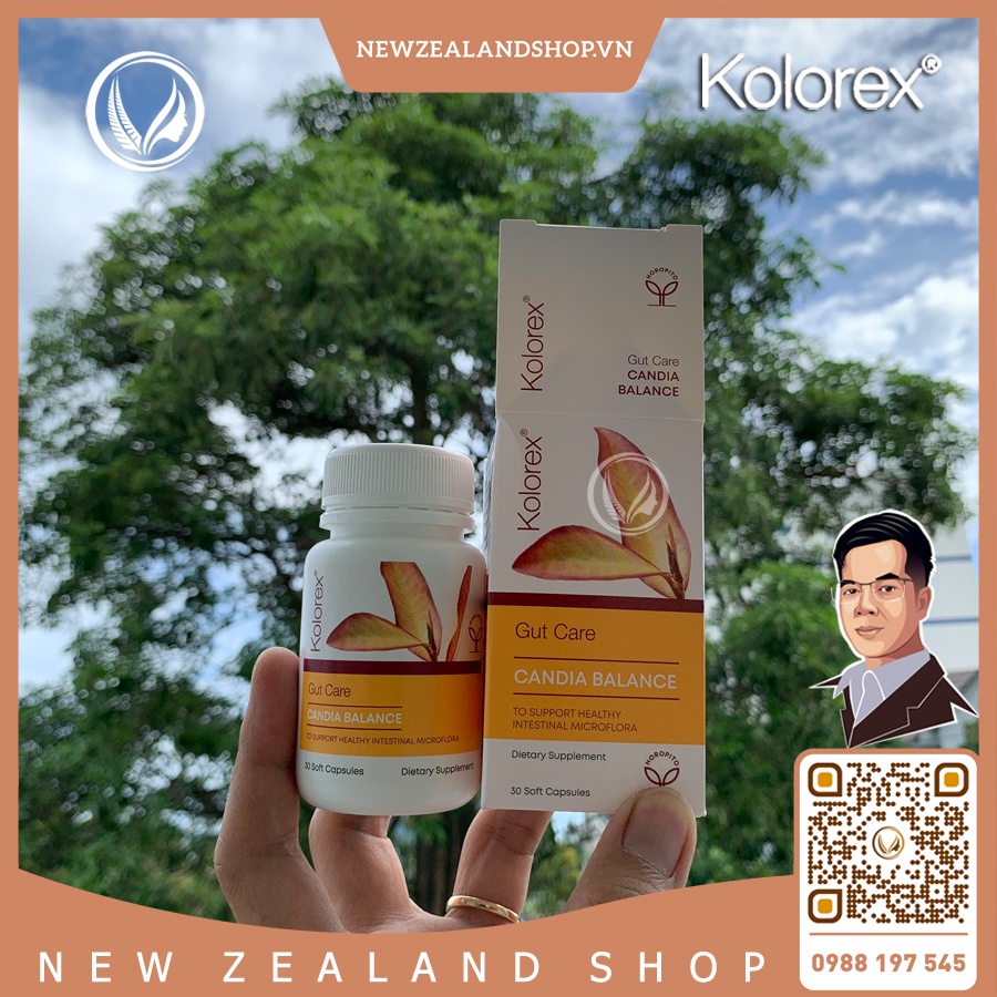 Viên Uống Nấm Candida, Nấm Phụ Khoa Kolorex Candida Balance