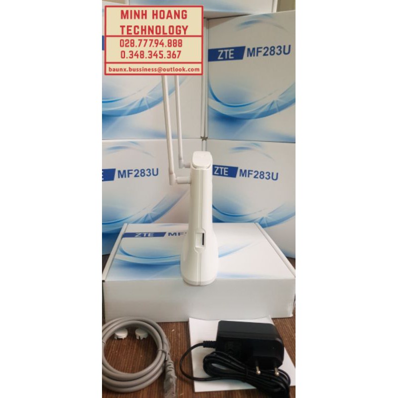 Bộ phát Wifi 3G/4G ZTE MF283U phù hợp lắp đặt cho xe ô tô, xe khách, xe du lịch, xe giường nằm