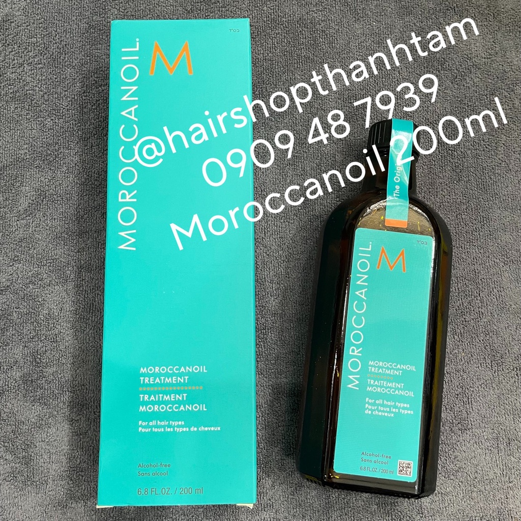 Tinh dầu dưỡng phục hồi tóc hư tổn khô xơ Moroccanoil Treatment Oil 200ml ( New 2021 )