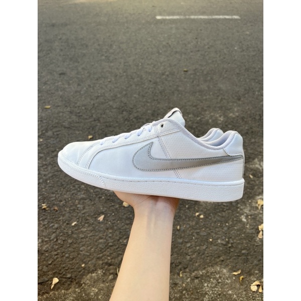 Giày Nike Court trắng móc xám Real 2hand 100%