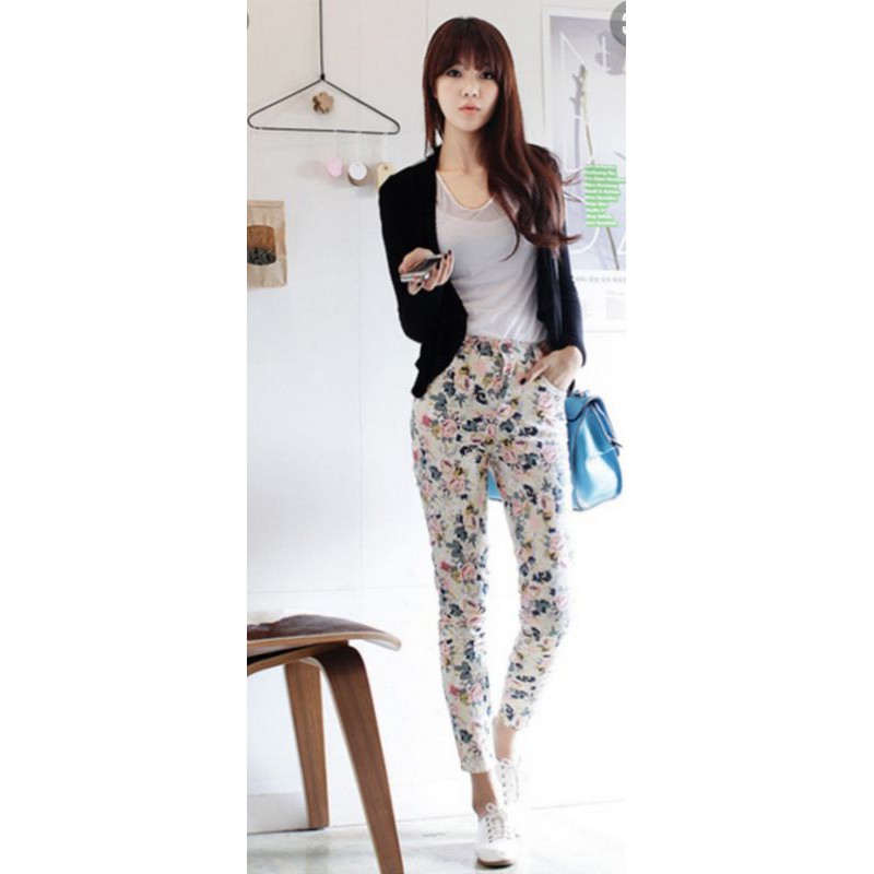 set quần tregging và chân váy