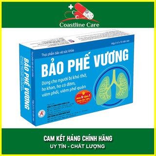 Bảo phế vương hộp 20 viên - dành cho người khó thở, viêm phổi, viêm phế quản