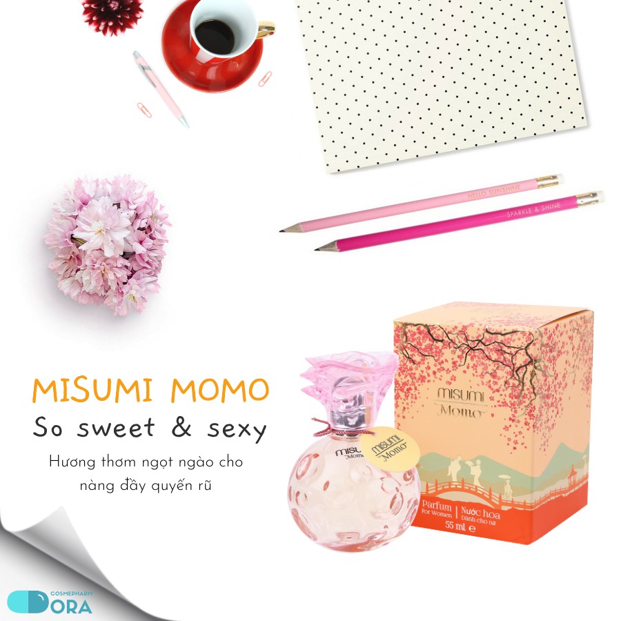 Nước hoa nữ Cao cấp Misumi Momo 55ml (Peach)