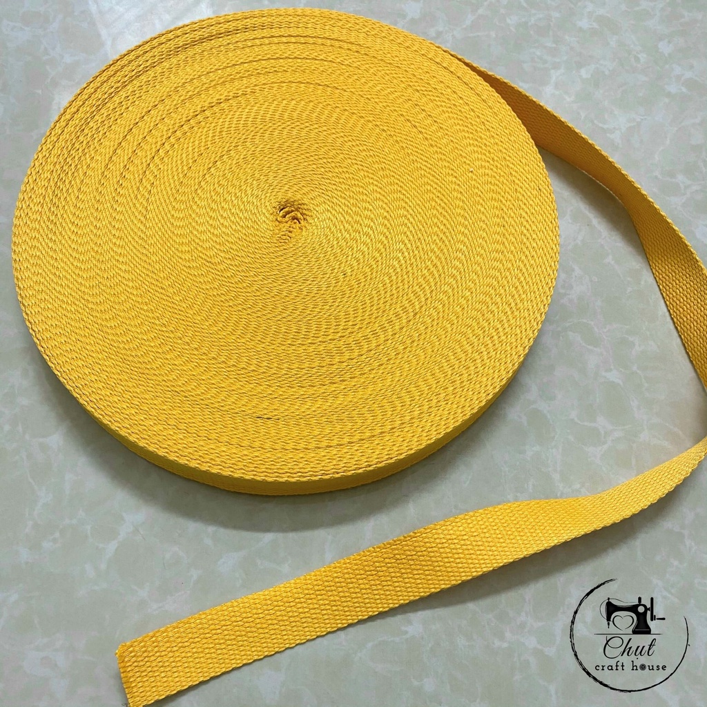 Dây quai cotton dệt cao cấp làm dây đeo túi xách balo