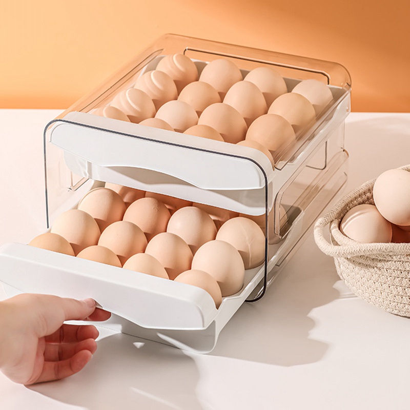 Hộp Đựng Trứng Trong Suốt 32 Ngăn Tiện Dụng