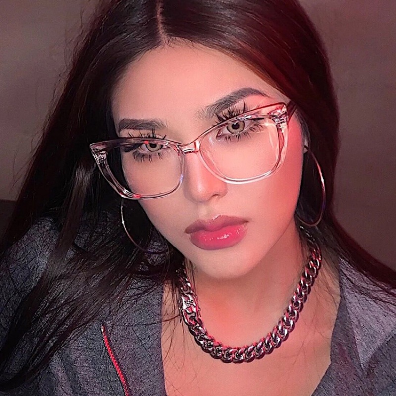 (AIMURUSI) COD Kính Gọng Hình Mèo TR90 Phong Cách Âu Mỹ Thời Trang Cho Nam Nữ