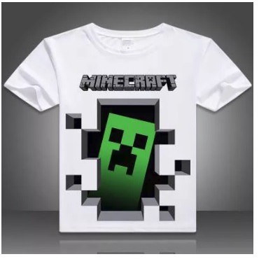 Áo thun minecraft hình creeper