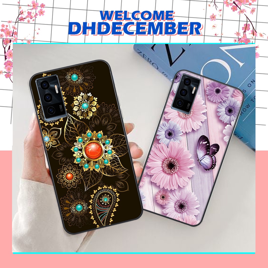 Ốp lưng Vivo V23E in hình hoa tinh tế , mới mẻ DH DECEMBER