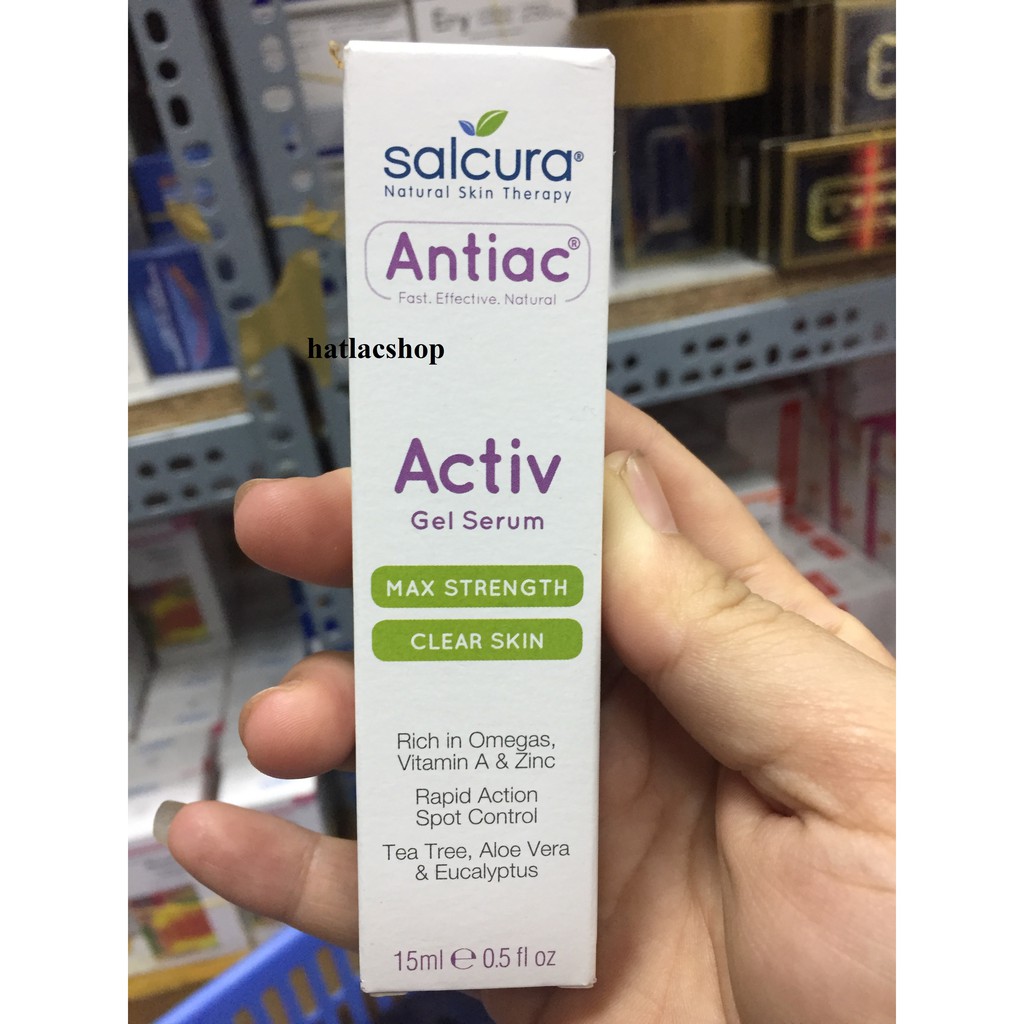 ANTIAC ACTIV GEL SERUM 15ML GEL ĐÁNH BAY MỤN VÀ VIÊM DA