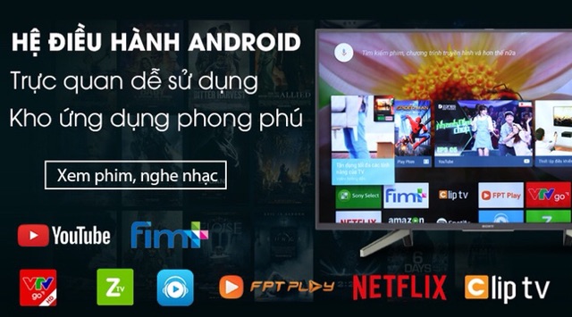 Android Tivi Sony 49 inch KDL-49W800G (2019) (Miễn phí giao tại HCM-ngoài tỉnh liên hệ shop)