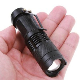 Đèn pin chiếu xa loại nhỏ mini - đèn pin tiện lợi sạc pin - phụ kiện ngoài trời