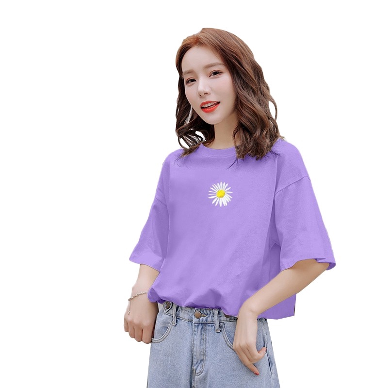 NRVP Áo T-shirt rộng tay ngắn in hình vui nhộn mùa hè dành cho nữ 2020