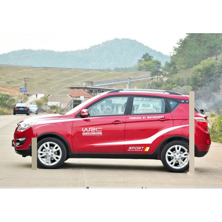 Bộ Tem Dán Sườn Xe ô Tô RS-R Racing Sport Ms-328