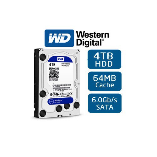 Ổ cứng gắn trong HDD WD 4Tb-SATA3 (BLUE) /64 cache | BigBuy360 - bigbuy360.vn