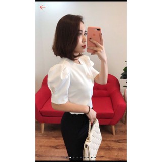 Áo sơ mi công sở tay bồng
