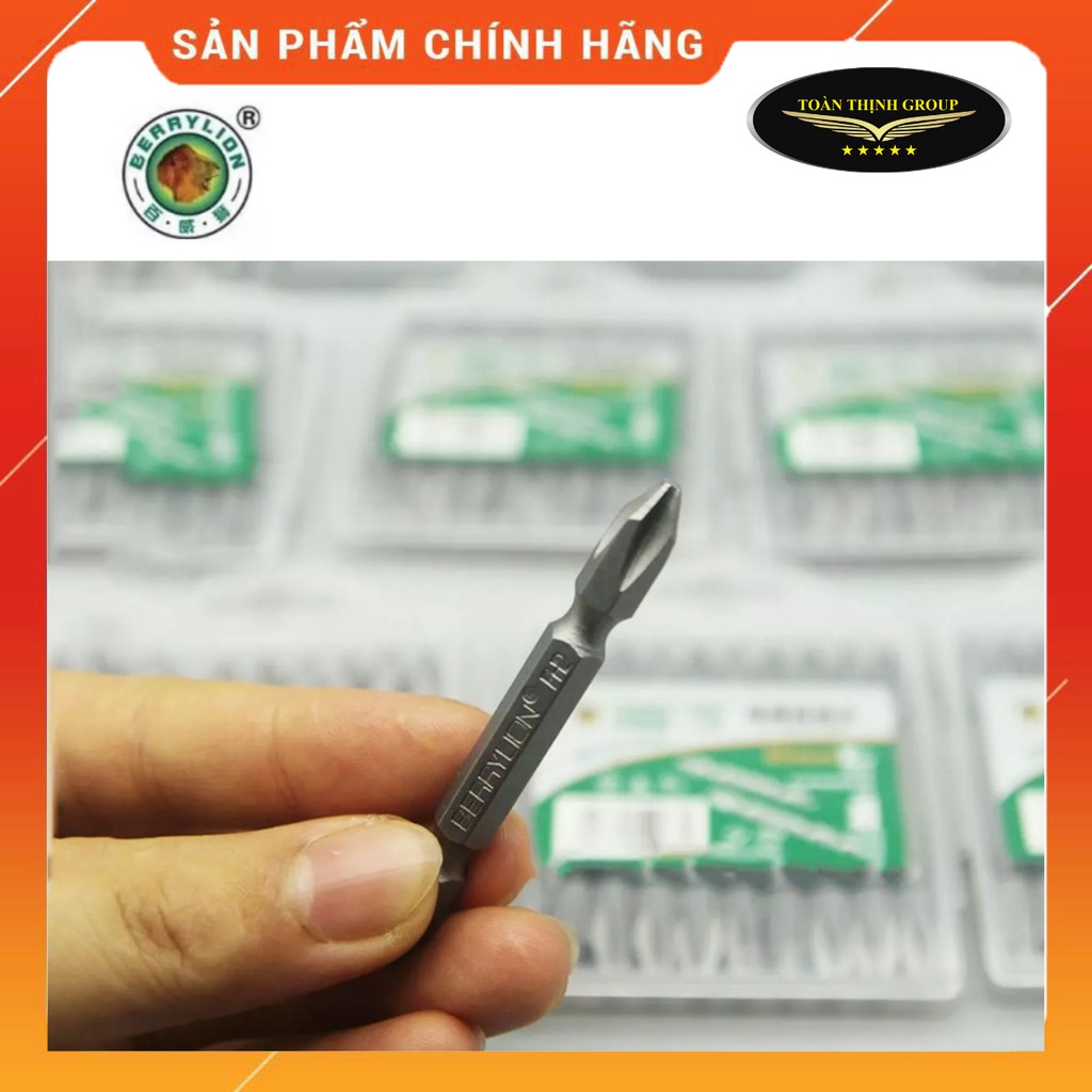 Đầu Bắn Vít 2 Đầu 4 Cạnh  Hiệu BERRYLION Kích Cỡ 65mm - 100mm, Thép Hợp Kim Cao Cấp Siêu Bền